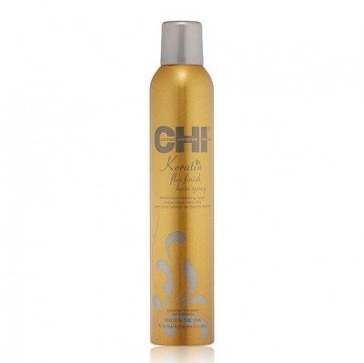Farouk Chi Keratin Hair Spray Lakier z Keratyną do Włosów Elastyczny 284g