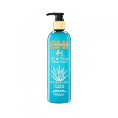Farouk Chi Aloe Vera Curls Defined Detangling Odżywka Wzmacniająca do Włosów Kręconych 340ml