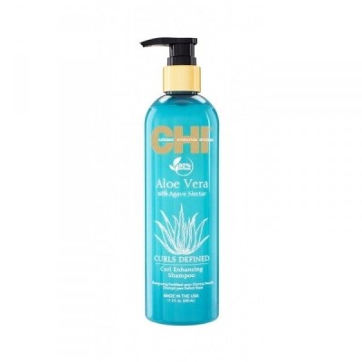 Farouk Chi Aloe Vera Curls Defined Detangling Szampon Wzmacniający do Włosów Kręconych 340ml