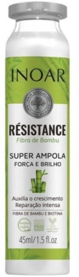 Inoar Resistance Fibra De Bambu, Ampułka Do Włosów Osłabionych z Ekstraktem z Bambusa, 45ml