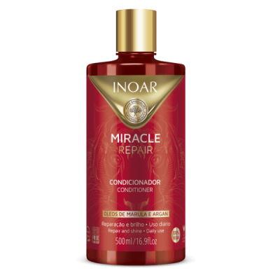 INOAR Miracle Repair Conditioner, Odżywka Silnie Regenerująca Włosy, 500ml