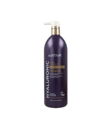 Kativa Hyaluronic Keratin Q10 Conditioner, Odżywka Wzmacniająca i Nawilżająca Włosy z Keratyną, 1000ml