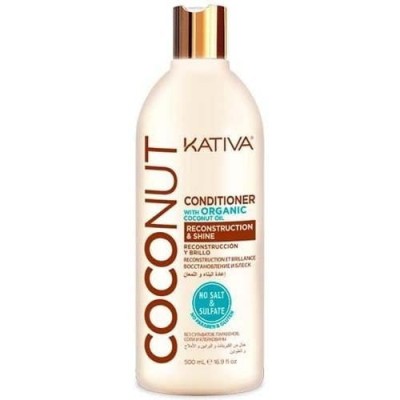 Kativa Coconut Conditioner Kokosowa Odżywka Bez Sls do Włosów po Keratynie 1000ml