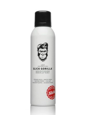 Slick Gorilla Hairspray, Mocny i Matowy Lakier Utrwalający Włosy Dla Panów, 200ml