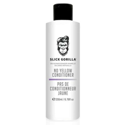 Slick Gorilla No Yellow Conditioner, Odżywka Neutralizująca Żółte Odcienie na Włosach Blond, Siwych i Rozjaśnianych, 200ml