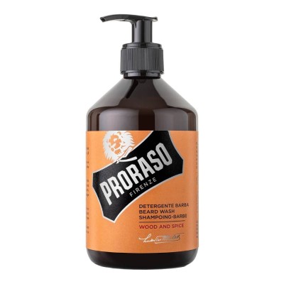 Proraso Firenze Beard Wash Szampon Do Pielęgnacji Brody Wood And Spice 500ml