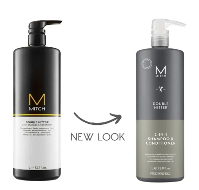 Paul Mitchell Mitch Double Hitter 2- In-1 Shampoo & Conditioner - Szampon i odżywka dla mężczyzn, 1000ml