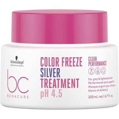 Schwarzkopf BC Color Freeze Silver Treatment pH 4.5 Maska do Włosów Farbowanych 200ml