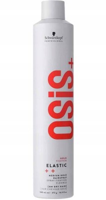 Schwarzkopf Osis + Elastic Medium Hold Hairspray Lakier Elastycznie Utrwalający 500ml
