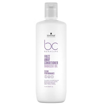 Schwarzkopf Bc Frizz Away Conditioner, Wygładzająca Włosy Odżywka z Olejem Babassu, 1000ml