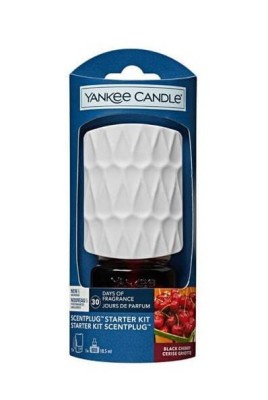 Yankee Candle ScentPlug Pattern Starter Kit Black Cherry Odświeżacz Elektryczny Baza