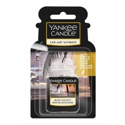 Yankee Candle Car Jar Ultimate Black Coconut Słoiczek, Zawieszka Zapachowa do Samochodu