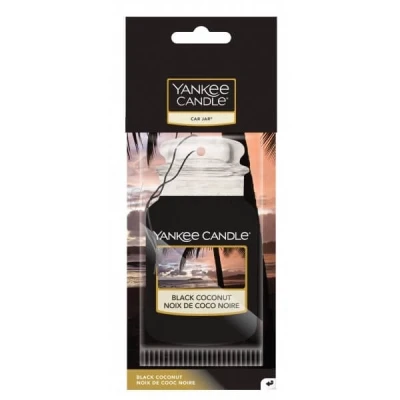Yankee Candle Car Jar Black Coconut, Zawieszka Zapachowa do Samochodu