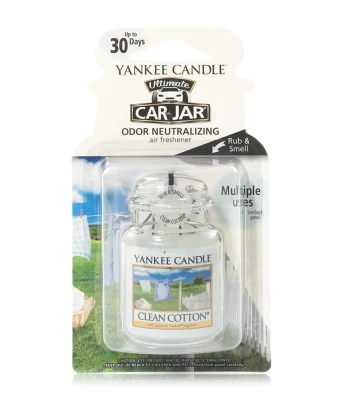 Yankee Candle Car Jar Ultimate Clean Cotton Słoiczek, Zawieszka Zapachowa do Samochodu