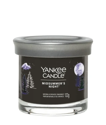 Yankee Candle Signature Large Tumbler Midsummers Night, Mała Świeca Sojowa z Jednym Knotem, 122g