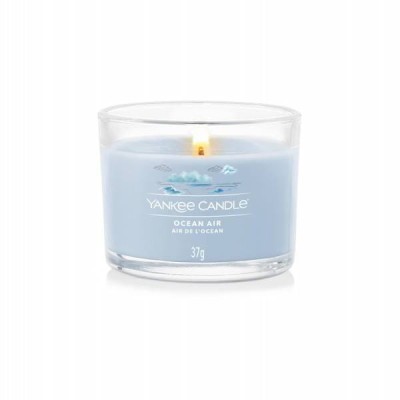 Yankee Candle Mini Ocean Air, Mini Świeca Zapachowa, Bryza Morska, 37g