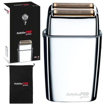 Babyliss PRO Metalowa Golarka Foliowa Podwójna FOILFC02 FXFS2E Srebrna