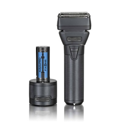 BABYLISS PRO FXONE Black Shaver, Golarka z Podwójną Głowicą z Uchwytem, Czarna