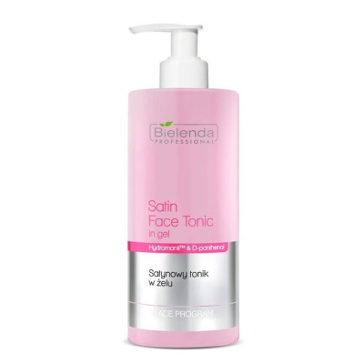 Bielenda Professional Satin Tonic Gel Satynowy Tonik do Twarzy w Żelu 500ml