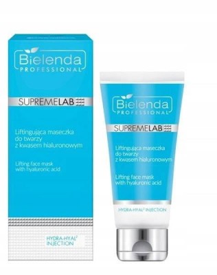 Bielenda Professional SupremeLab - Liftingująca Maseczka do Twarzy z Kwasem Hialuronowym, 70ml