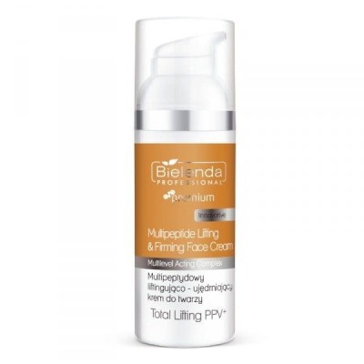 Bielenda Multipeptide Lifting & Firming Face Cream Ppv+ Multipeptydowy Liftingująco-Ujędrniający Krem do Twarzy 100ml