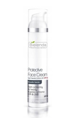 Bielenda Professional Protective Face Cream SPF 50 - Krem ochronny do twarzy UVA & UVB 100ml