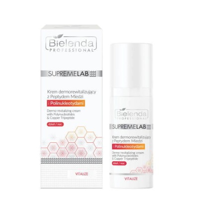 Bielenda Professional SupremeLAB  Supremelab, Krem Regenerujacy z Peptydem Miedzi i Polinukleotydami, 50ml