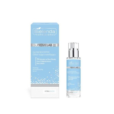 Bielenda Professional SupermeLab GLOW BOOSTER , Eliksir Kojąco-nawilżający ze Śluzem Ślimaka 30ml