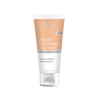 Bielenda Professional Lipid Care Ficin & Ceramide Complex, Łagodny Peeling Drobnoziarnisty do Twarzy, 150ml