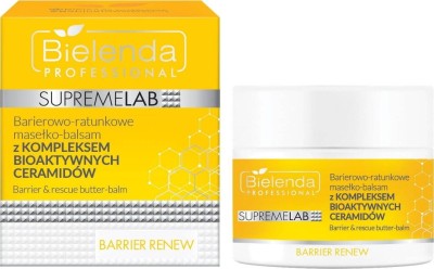 Bielenda Professional SupremeLab Barierowo-ratunkowe Masełko-balsam z Kompleksem Bioaktywnych Ceramidów 40g