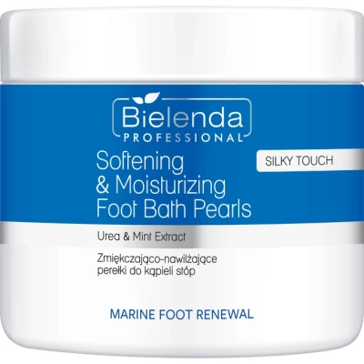 Bielenda Professional Softening & Moisturizing Foot Bath Pearls, Zmiękczająco-Nawilżające Perełki do Kąpieli Stóp 400g