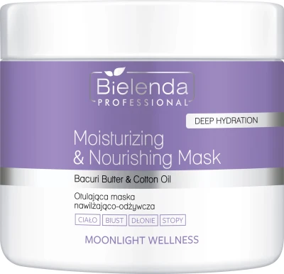 Bielenda Moisturizing & Nourishing Mask, Otulająca Maska Nawilżająco-Odżywcza do Ciała, 600g