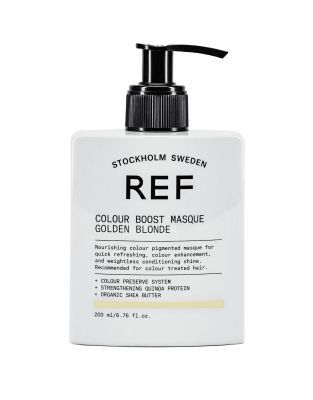 REF Colour Boost Masque Golden Blonde Organiczna Maska Odświeżająca Kolor Włosów Złoty Blond 200ml