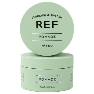 REF Pomade N.550, Pomada na Bazie Wody, Mocno Utrwalająca i Nadająca Połysk, 85ml