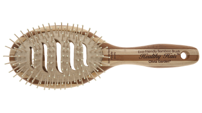 Olivia Garden Healthy Hair Ionic Massage Brush HH-P5 Szczotka Bambusowa do Masażu Skóry Głowy Wentylowana