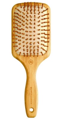 Olivia Garden Bamboo Touch Massage HH-4 Szczotka Bambusowa z Drewnianą Szczeciną do Masażu Głowy, Rozmiar L, 1011