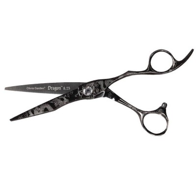 Olivia Garden Silkcut Shear Nożyczki Dragon 6,25" z Pokrowcem, SH-DG1PC-CR625
