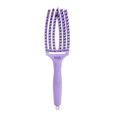 Olivia Garden Finger Brush Combo Medium Bloom Edition, Szczotka do Rozczesywania Włosów i Masażu, Włosie Dzika, Bloom Lavender