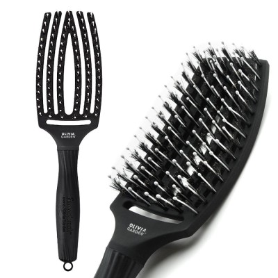 Olivia Garden Finger Brush Combo Medium Szczotka do Rozczesywania Włosów i Masażu Włosie Dzika Średnia