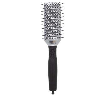 Olivia Garden Essential Style Tunnel Nylon Bristle Silver Brush, Szczotka Tunelowa do Modelowania Włosów