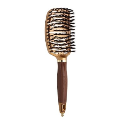 Olivia Garden NanoThermic Flex Boar NTFLEXBR, Szczotka do Modelowania Włosów z Włosiem z Dzika