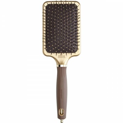 Olivia Garden Expert Care Rectangular Nylon L Paddle Brush, Szczotka do Rozczesywania Włosów