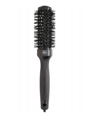 Olivia Garden Ceramic-Ion Blowout Shine Brush Black, Ceramiczna Szczotka z Jonizacją Okrągła 35mm Czarna