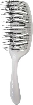 Olivia Garden Essential Care Flex Medium Hair Szczotka Rozplątująca do Włosów Normalnych, Lodowy-Szary