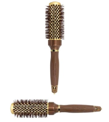 Olivia Garden NanoThermic PowerGrip, Ceramiczna Szczotka z Jonizacją do Modelowania Włosów, 34mm