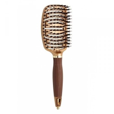 Olivia Garden Nano Thermic Flex Combo - Elastyczna, termiczna szczotka ceramiczna z wklęsłym korpusem, jonizacją NT-FLEXCO