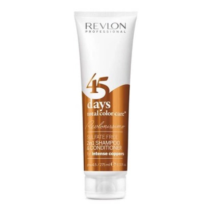 Revlon Professional Revlonissimo 45 Days Szampon, Odżywka Koloryzująca, Intense Copper, Miedziany, 2w1 275ml