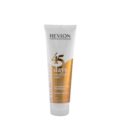 Revlon Professional Revlonissimo 45 Days Szampon, Odżywka Koloryzująca Golden Blondes 2w1 275ml