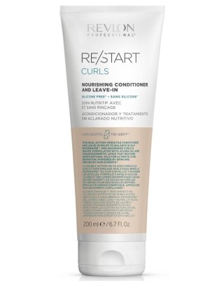 Revlon Restart Curls Nourishing Conditioner And Leave-in, Odżywka Nawilżająca do Włosów Kręconych,  200ml
