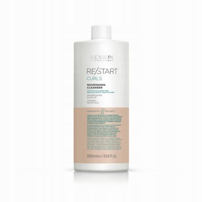 Revlon Restart Curls Nourishing Shampoo, Nawilżający Szampon do Włosów Kręconych, 1000ml